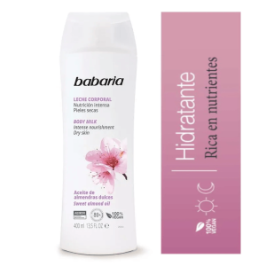 CREMA BABARIA BODY MILK REAFIR. 400 ML