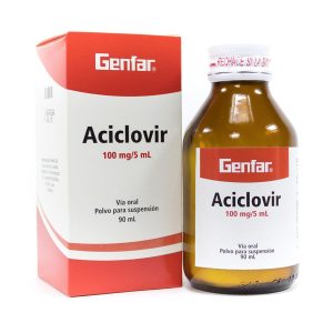 ACICLOVIR 100 MG SUSPENSION 90 ML GF