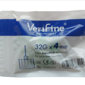 AGUJAS 4MM  32 G BOLSA 5 UND