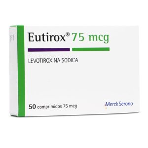 EUTIROX 75 MCG. 50 COM