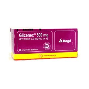 GLICENEX COM.500MG. 30 (BE)