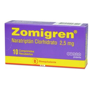 ZOMIGREN COM.REC.2.5MG.10