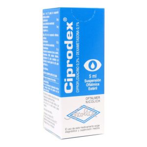 CIPRODEX SOLUCIÓN OFTALMICA X 5 ML