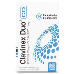 CLAVINEX DUO CD 875/125 MG X 14 COMP