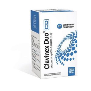 CLAVINEX DUO CD 875/125MG X 20 COMP