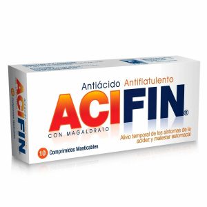 ACIFIN COMPRIMIDOS MASTICABLES X 10