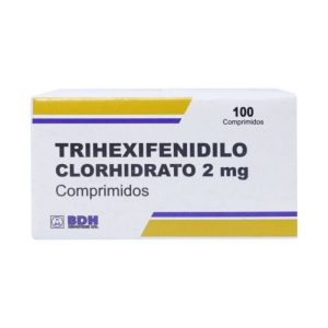 TRIHEXIFENIDILO CLORH 2 MG CAJA 100 COMP CENABAST