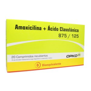 AMOXICILINA+ ACID /CLAV COMP 875/125 MG X 20