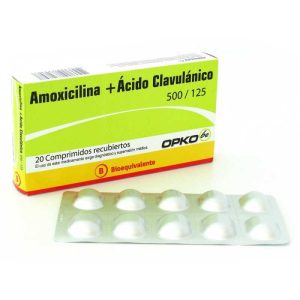 AMOXICILINA+ACIDO CLAV. 500/125. 20 COMP. (BE)