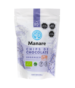 MANARE CHIPS 52% CACAO 400 GR