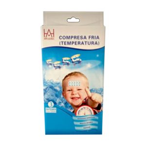 COMPRESA GEL STICKER FIEBRE X 3