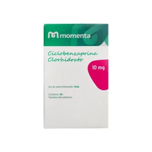 CICLOBENZAPRINA 10 MG. 30 TBS MOMENTA