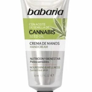 CREMA DE MANOS BABARIA CANNABIS  50ML LB