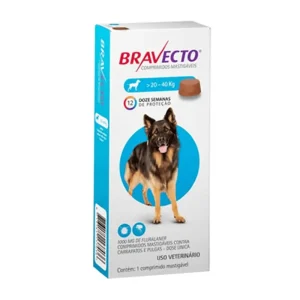 VET BRAVECTO PERRO 1000 MG X 1 TAB MAST (20-40 KG)