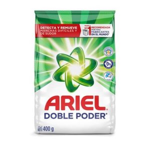 DETERGENTE ARIEL POLVO 400 GRS