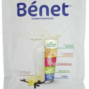 Alimento en polvo sabor a Vainilla Benet