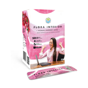PROBIÓTICOS FEMENINOS 8 CEPAS (50 BILLONES) + ARÁNDANOS + 2 PREBIÓTICOS “WOMAN PROBERRY DRINK” – CAJA X 30 SOBRES