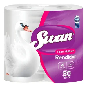 Papel Higienico Swan Rendidor Doble Hoja 50 M X 32 Rollos