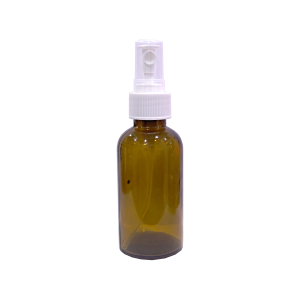 FRASCO DE VIDRIO ÁMBAR CON SPRAYADOR X 100 ML