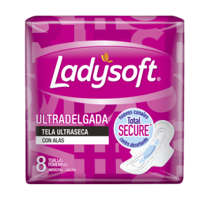 LADYSOFT DIA MALLA 8UNI (ROSADA)