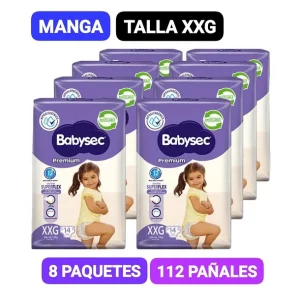 MANGA PAÑAL BABYSEC MORADO XXG