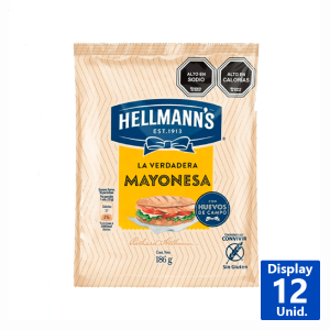 CAJA MAYONESA HELLMANNS 186GRS