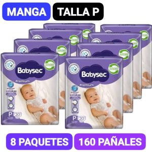 MANGA PAÑAL BABYSEC MORADO P