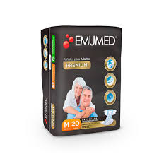PAÑAL EMUMED PREMIUM ADULTO TALLA M (20U)