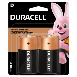 PILA DURACELL GRANDE “D” (DISPLAY 2 UND)