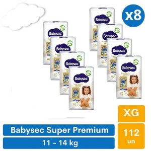 MANGA PAÑAL BABYSEC SUPER PREMIUM XG (BLANCO)
