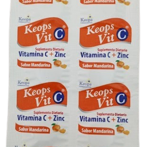 10 Tabletas de Vitamina C + Zinc Keops Vit C