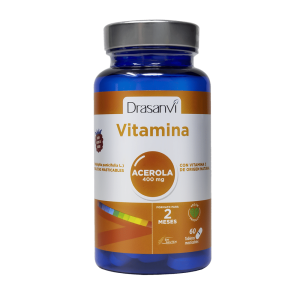 ACEROLA (200 MG VITAMINA C NATURAL – GLUTEN FREE, VEGANO) – FRASCO X 60 TABLETAS MASTICABLES