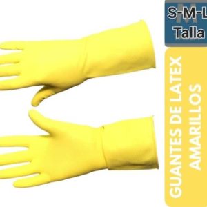 Guantes De Latex Cocina/Baño S-M-L