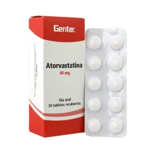 ATORVASTATINA 40MG 30TABLETAS GF