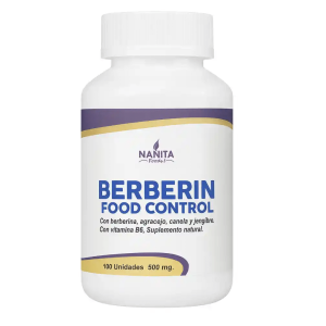 BERBERINA (CON AGRACEJO, CANELA, JENGIBRE Y VIT. B6) – FRASCO X 100 CÁPSULAS X 500 MG