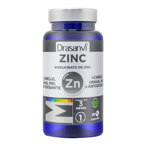 BISGLICINATO DE ZINC 100 MG VEGANO – FRASCO X 90 COMPRIMIDOS