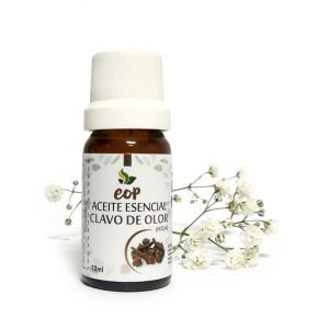 ACEITE ESENCIAL DE CLAVO DE OLOR / CLOVE (EUGENIA CARIOPHYLLATA) 100% PURO – FRASCO X 10 ML