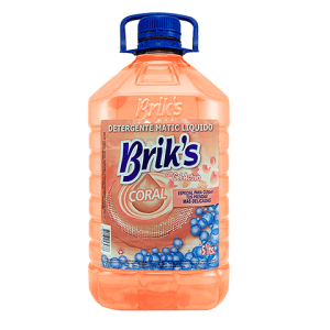 DETERGENTE BRIKS 5 LTS CORAL