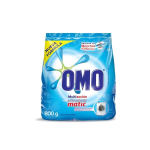 Detergente Omo Matic 800gr 16 Unidades