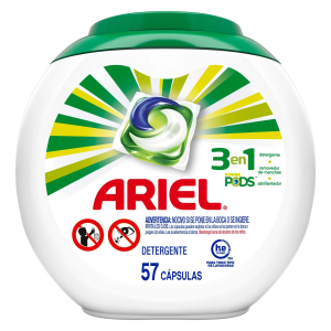 Detergente Ariel Pods 57 Capsulas
