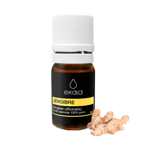 ACEITE ESENCIAL DE JENGIBRE / KIÓN / GINGER (ZINGIBER OFFICINALE) 100% ORGÁNICO – FRASCO X 5 ML