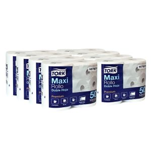 Manga Papel Higenico Tork Doble Hoja Maxi Rollo 50 Metros 32 Rollos